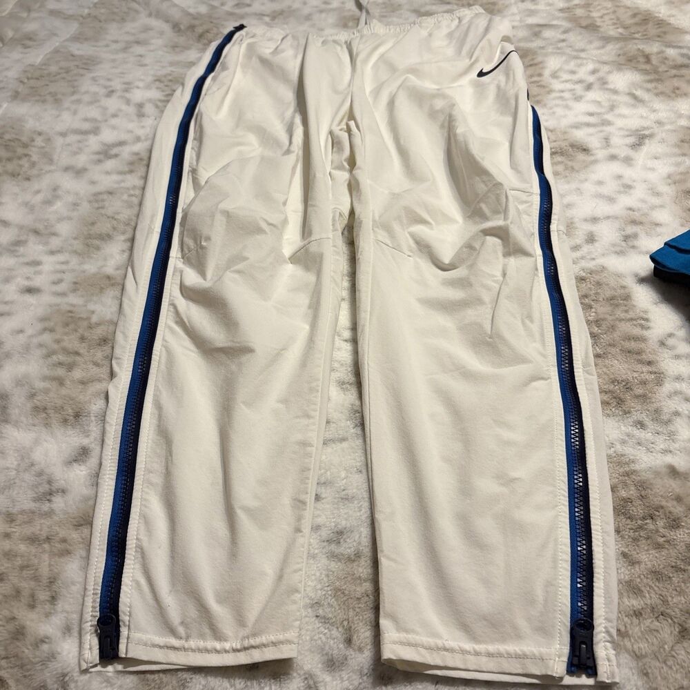Nike Court Flex Zip Off Tennis Pants in White 887524 101, Size Lg